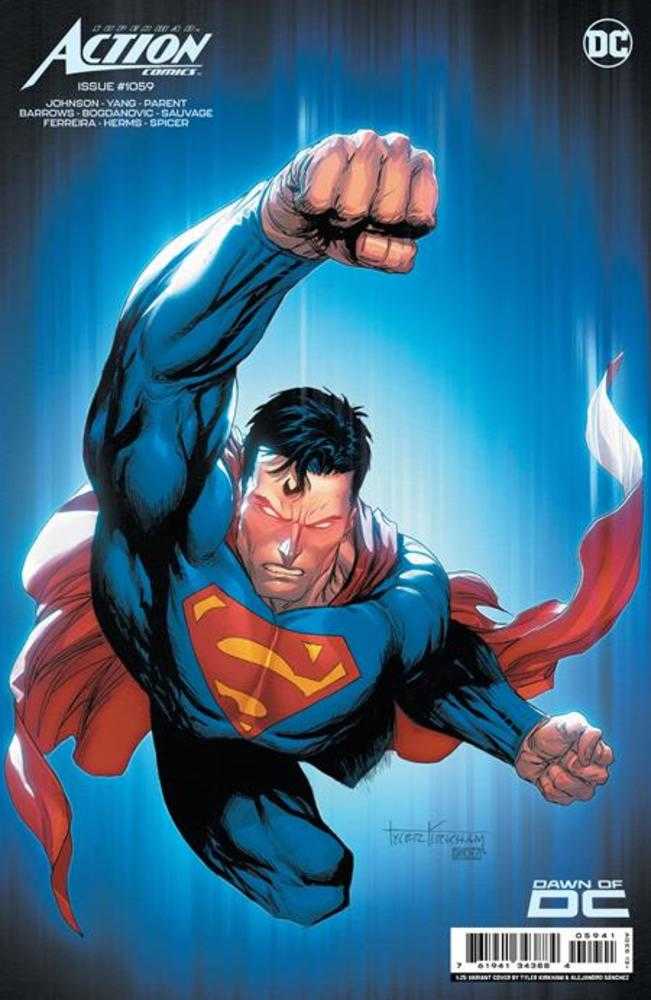 Action Comics #1059 Cover E 1 in 25 Tyler Kirkham Card Stock Variant