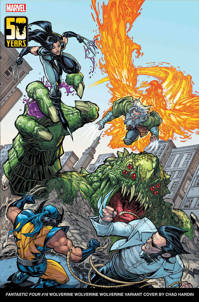 Fantastic Four #16 Hardin Wolverine Wolverine Wolverine Variant