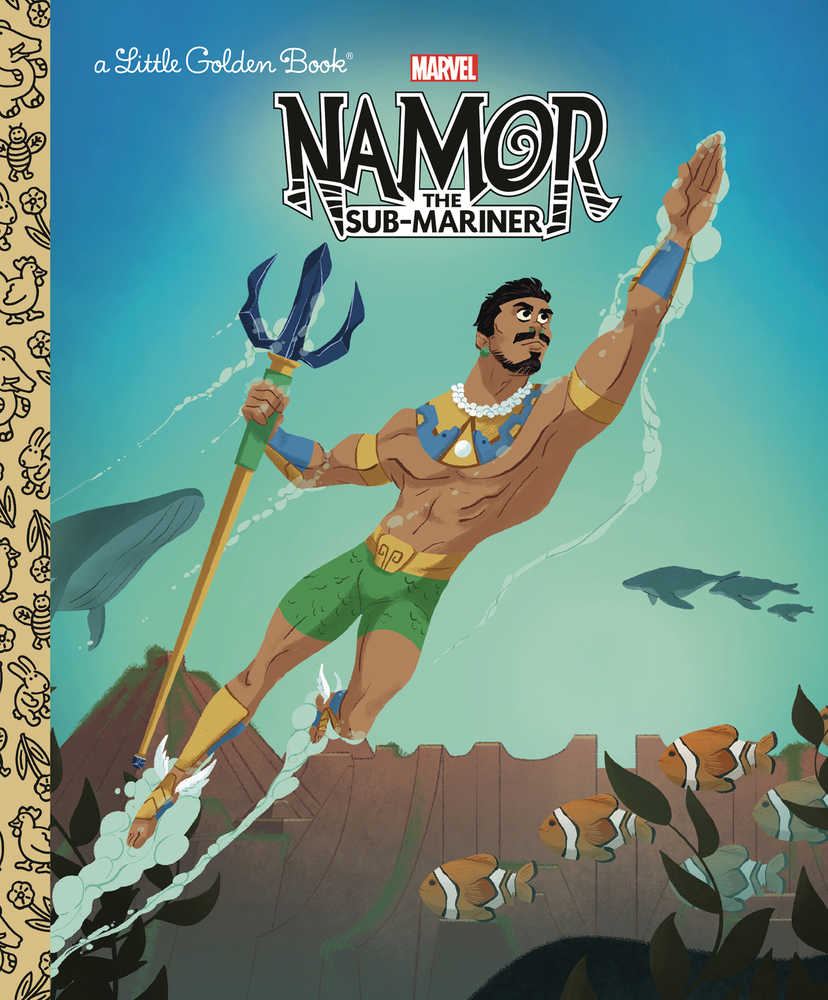 Namor Submariner Little Golden Book