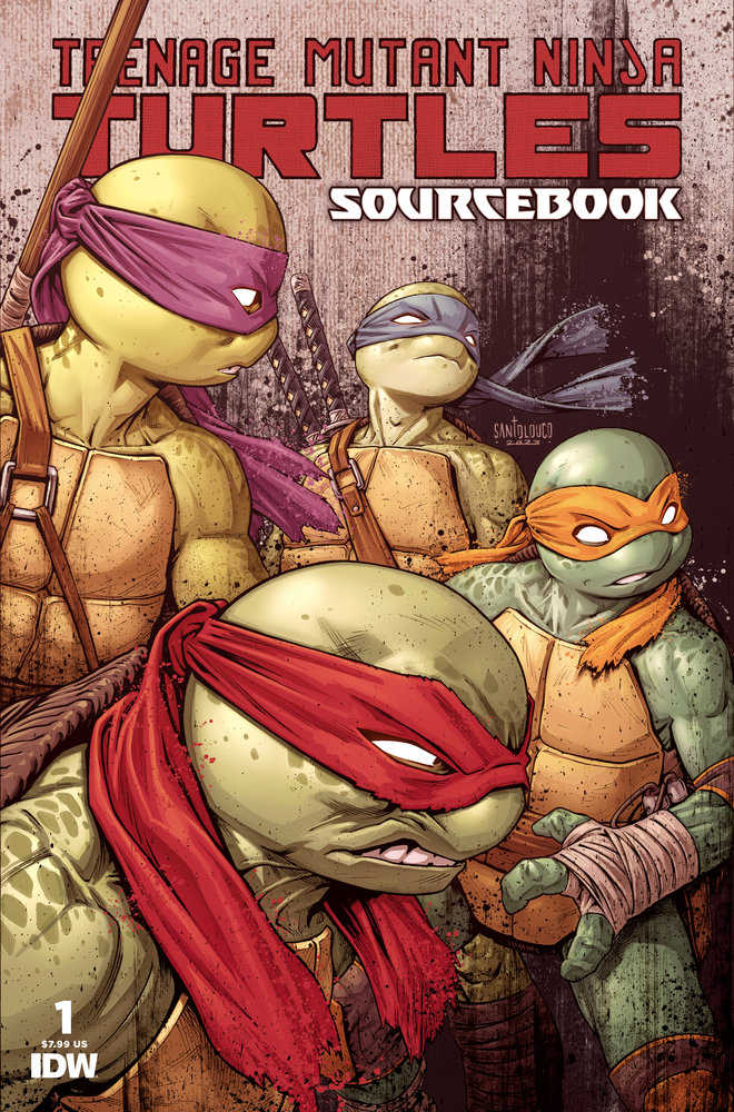 Teenage Mutant Ninja Turtles Sourcebook #1 Cover A (Santolouco)