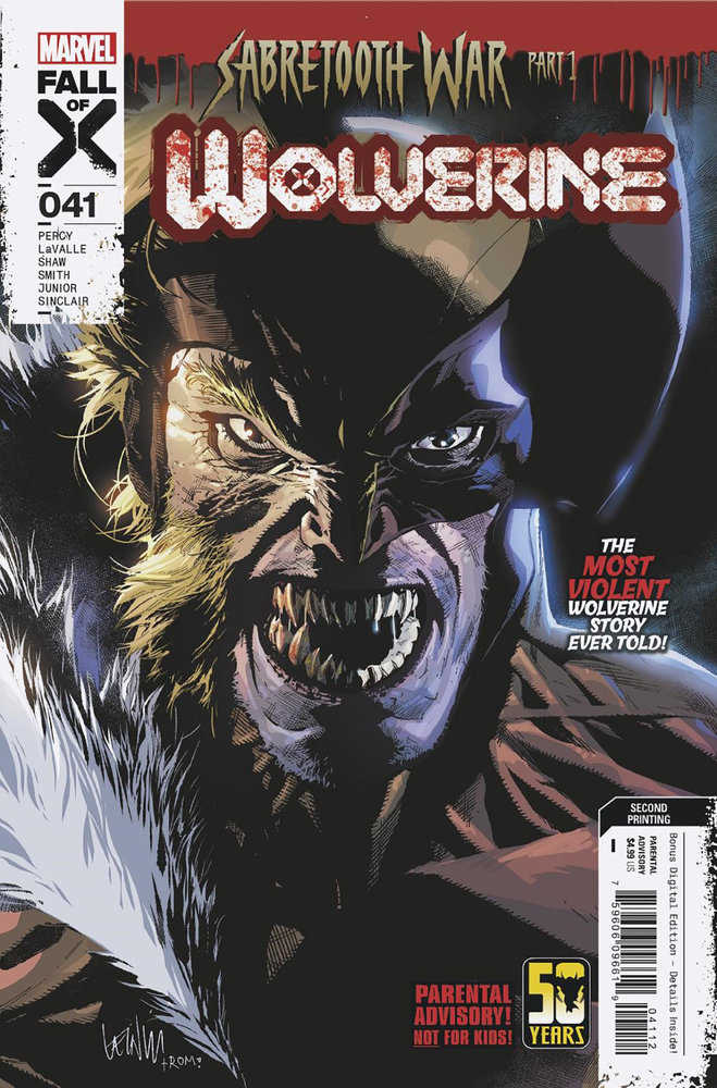 Wolverine #41 Leinil Yu 2nd Print Variant