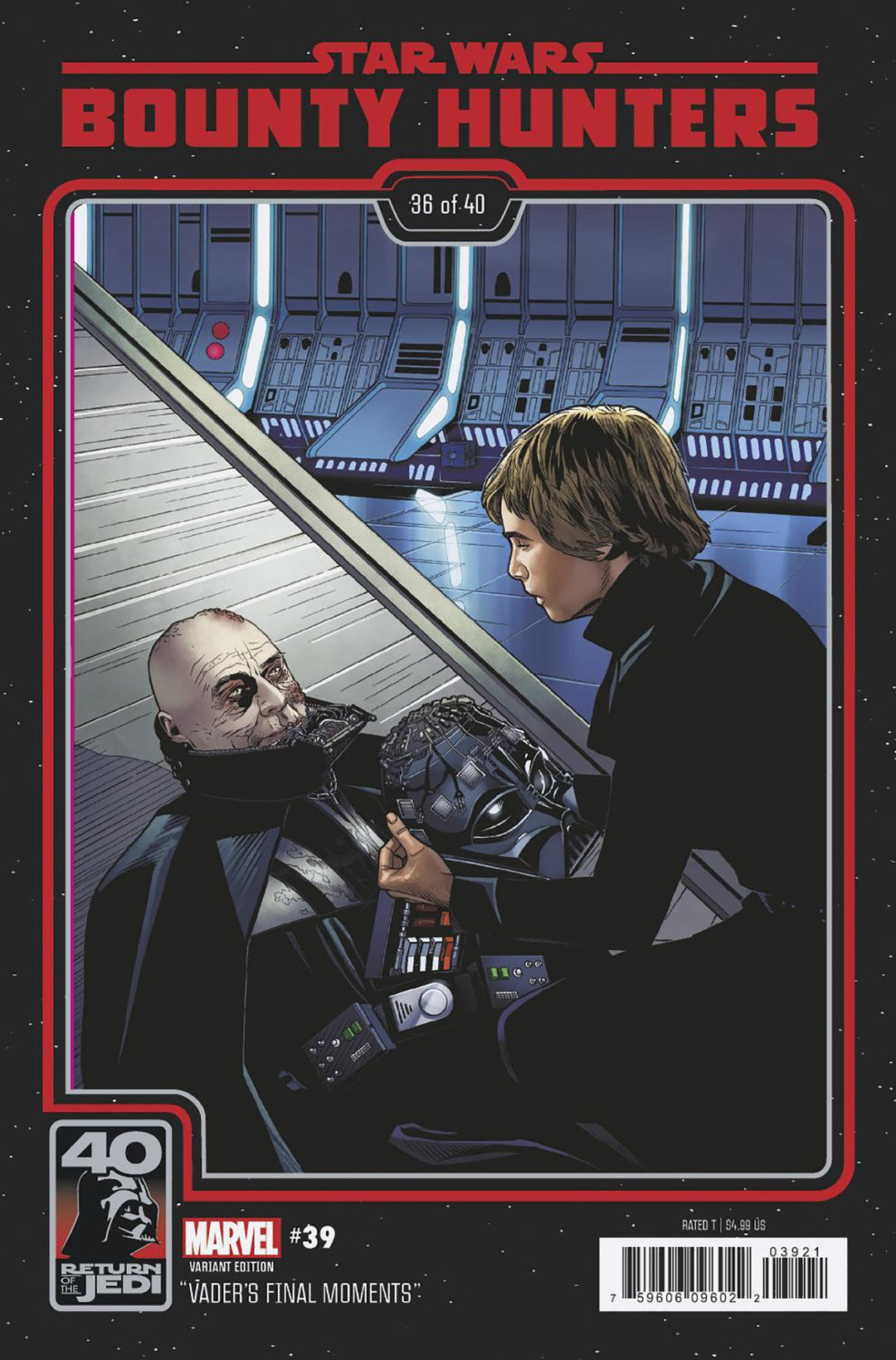 Star Wars Bounty Hunters #39 Chris Sprouse Return Of The Jedi 40th Anniversary Variant