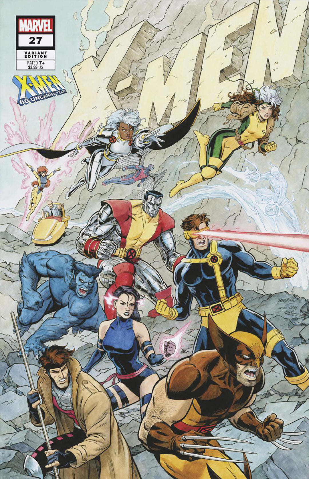 X-Men #27 Paolo Rivera X-Men 60th Variant