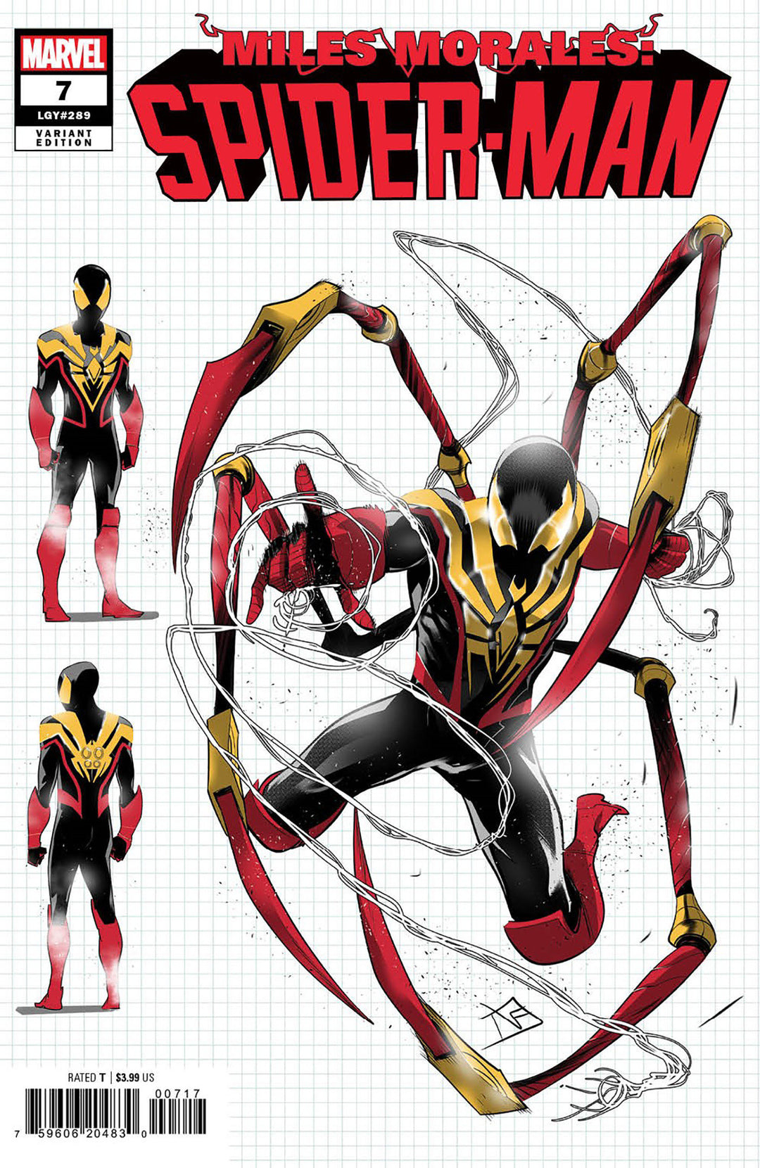 Miles Morales Spider-Man #7 10 Copy Federico Vicentini Design Variant