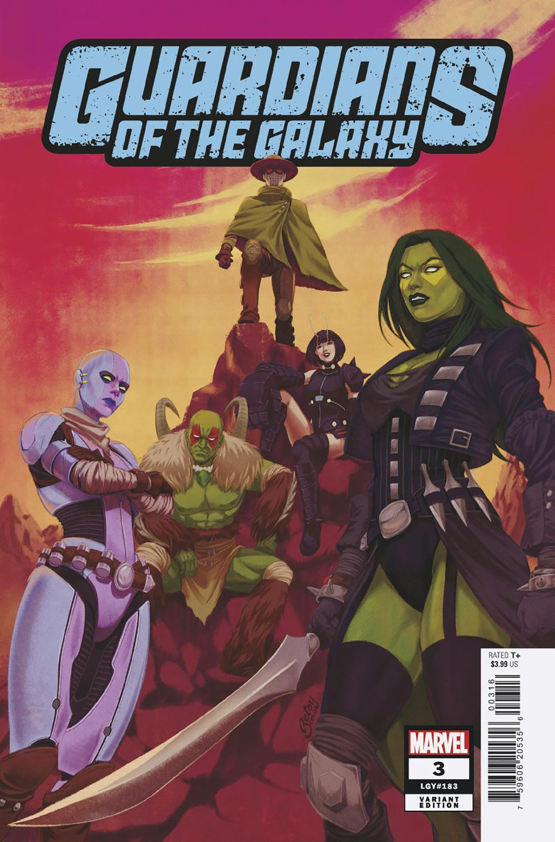 Guardians Of The Galaxy #3 25 Copy Betsy Cola Variant