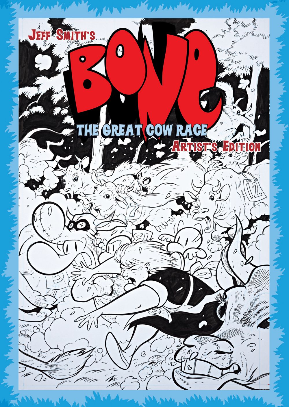Jeff Smith Bone Great Cow Race Artist Ed HC