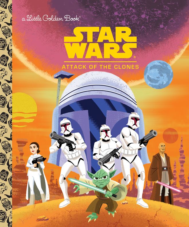 Star Wars Little Golden Book Attack of Clones