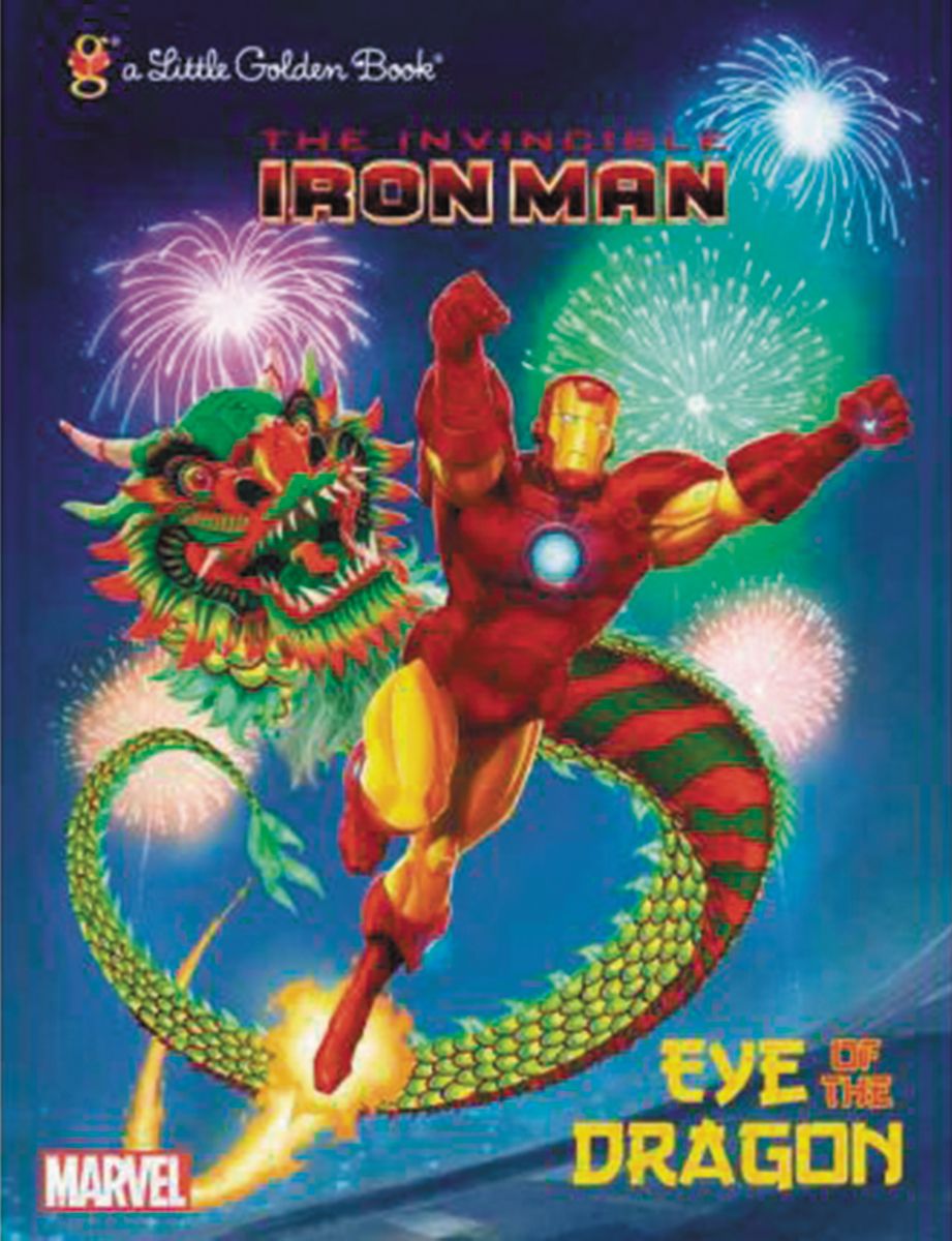 Iron Man Eye of Dragon Little Golden Book