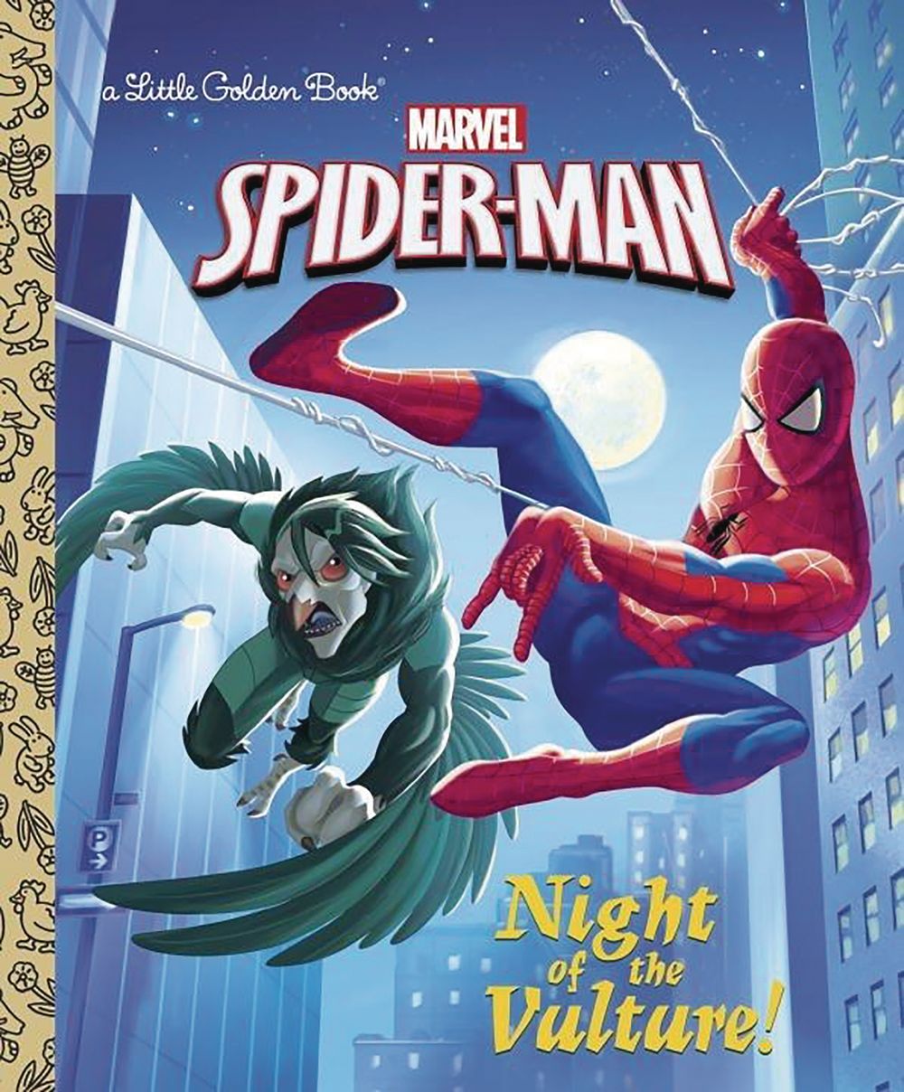 Spider-Man Night of Vulture Little Golden Book