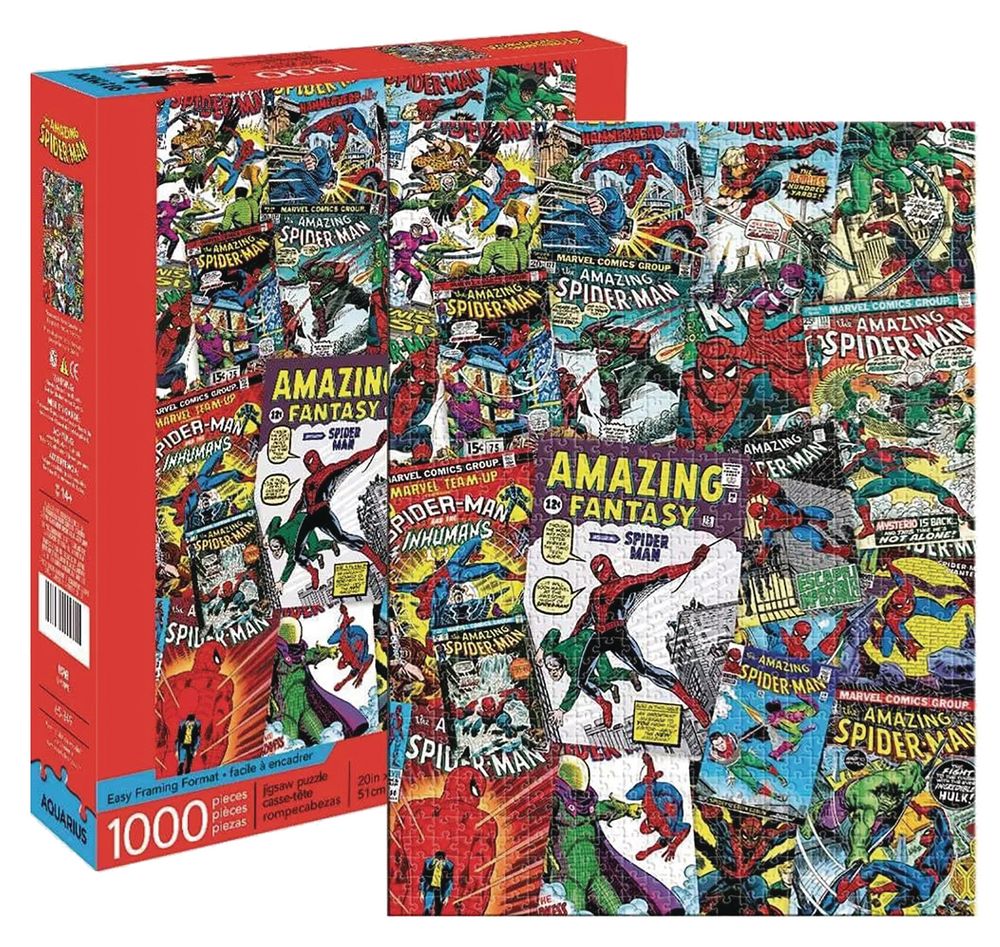Marvel Spider-Man Covers 1000pc Puzzle
