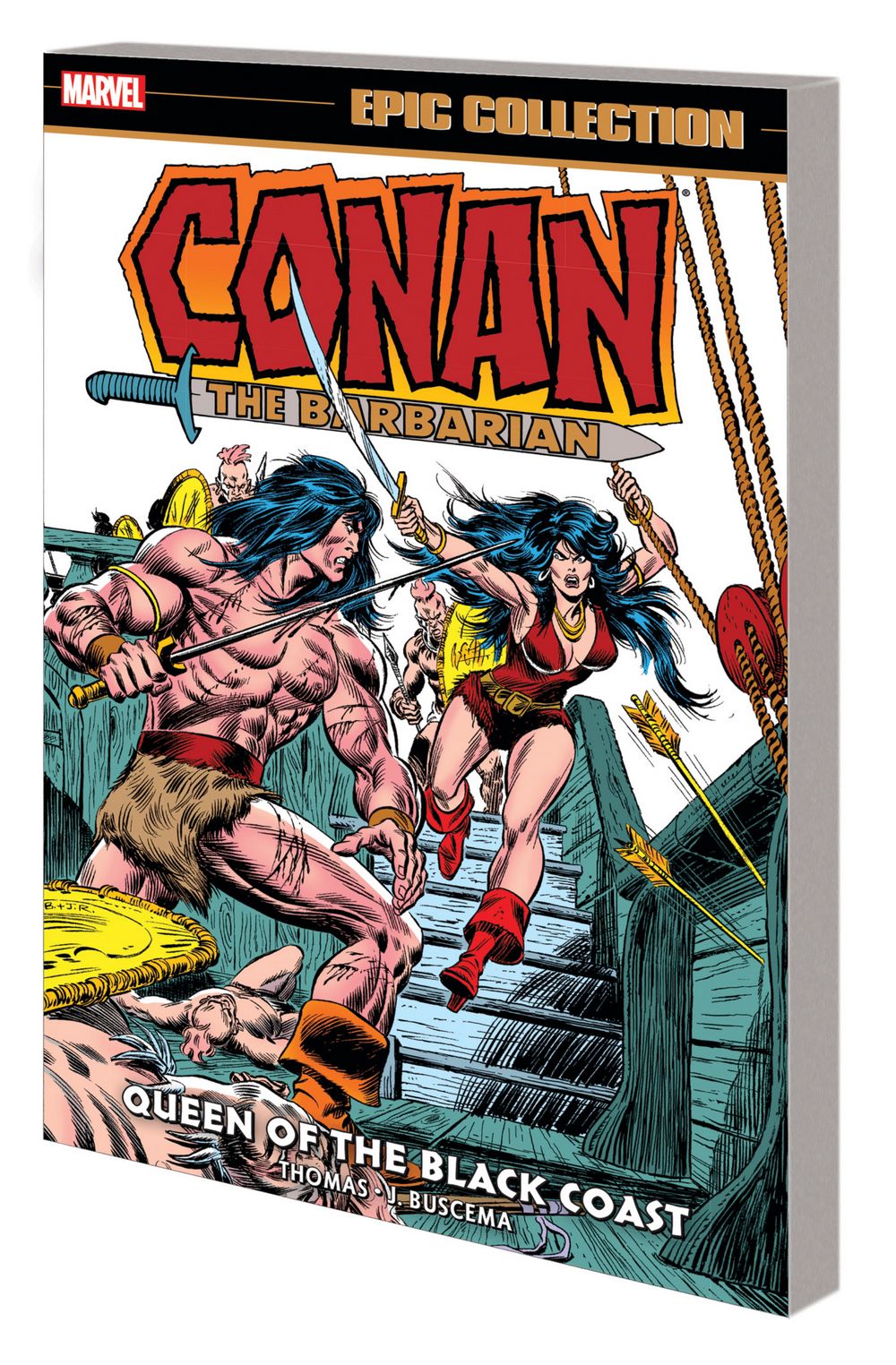 Conan Barbarian Original Marvel Years Epic Collector's TPB Black Coast