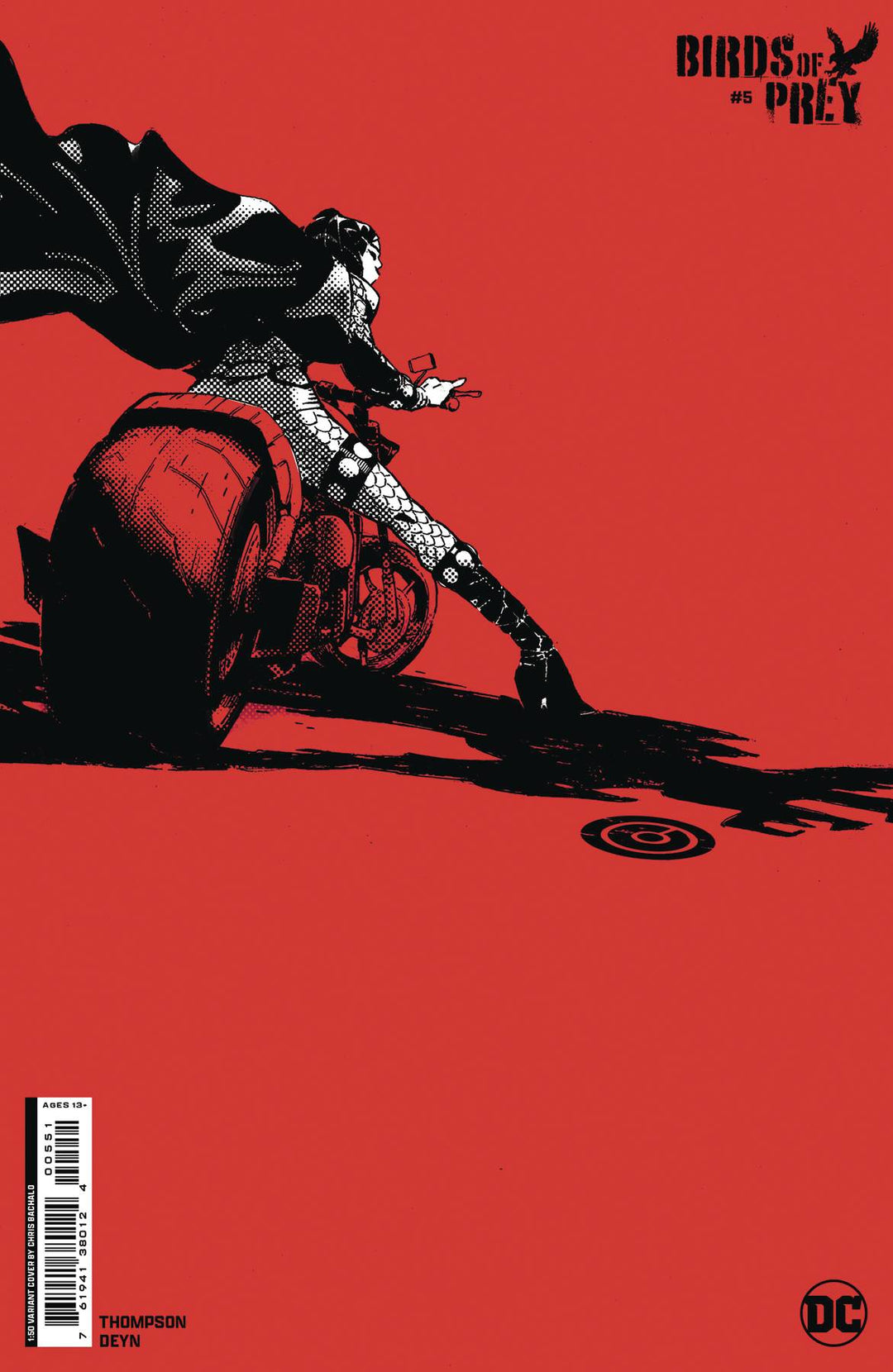 Birds Of Prey #5 Cover E 1 in 50 Chris Bachalo Card Stock Variant