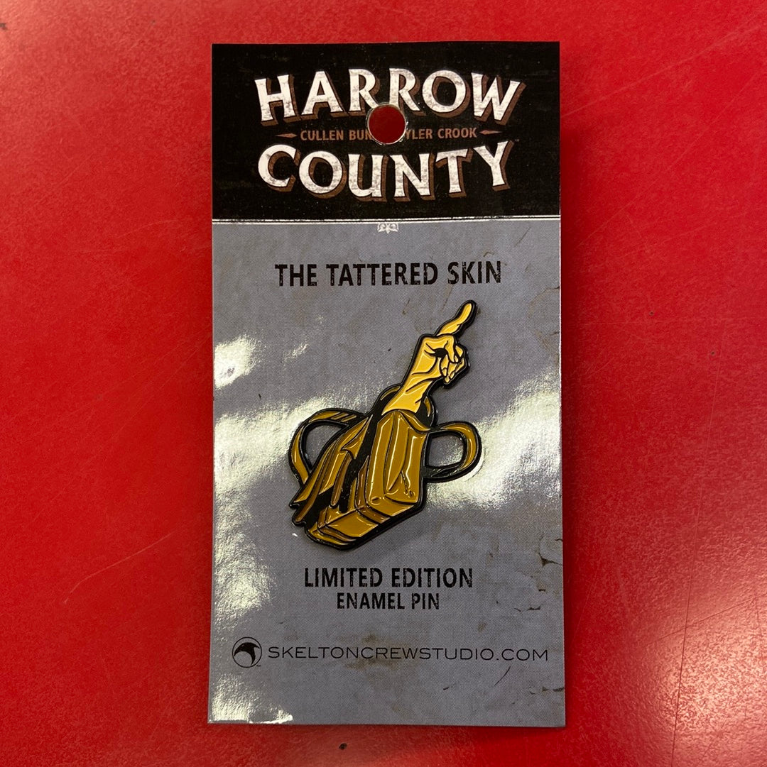 Harrow County Tattered Skin Enamel Pin
