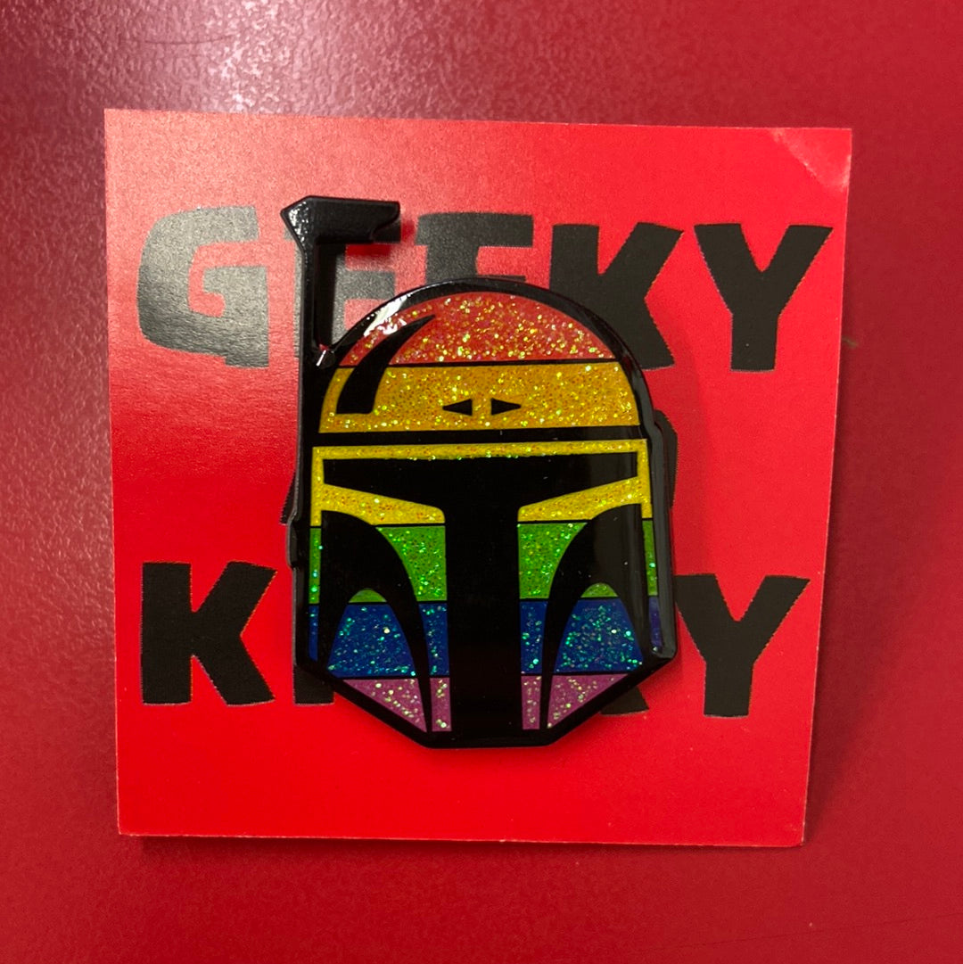 Fett Pride Enamel Pin