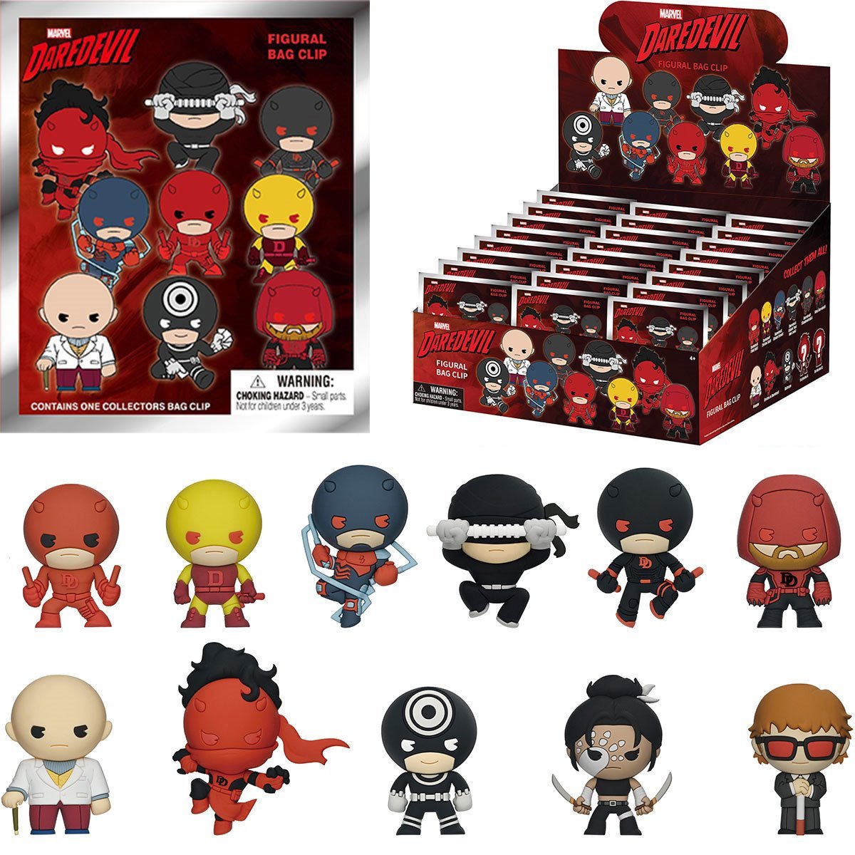 Daredevil Classic Series 1 3D Foam Bag Clip