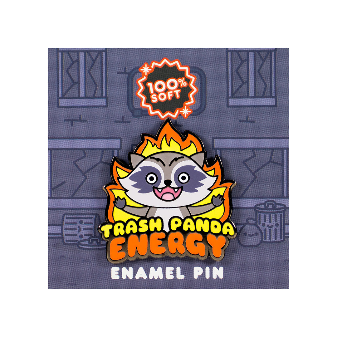 Trash Panda Energy Enamel Pin