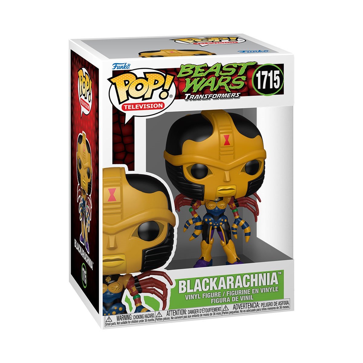 Pop TV Transformers Beast Wars Blackarachnia Figure