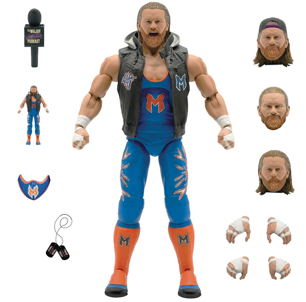 Major Wrestling Podcast Ultimates Wv1 Brian Myers Action Figure  (