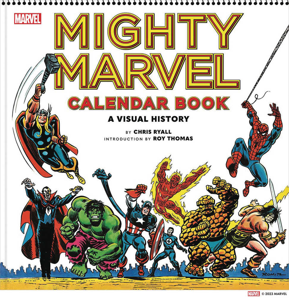 Mighty Marvel Calendar Book Visual History Hardcover