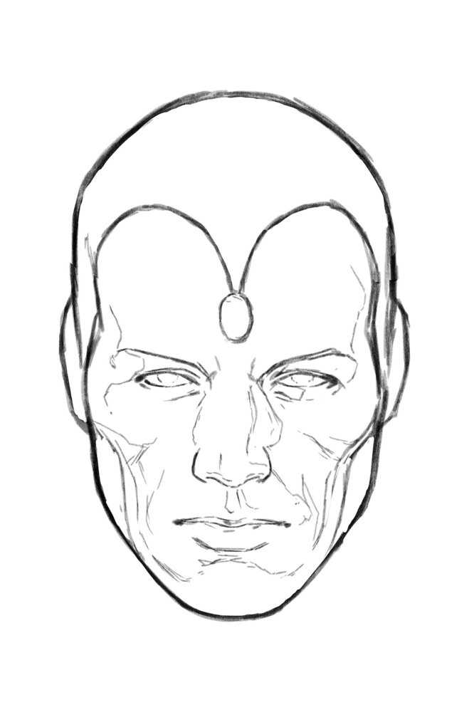 Avengers Twilight #4 50 Copy Mark Brooks Headshot Full Art Sketch Variant