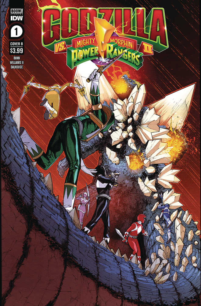 Godzilla vs Mmpr II #1 Cover B Sanchez
