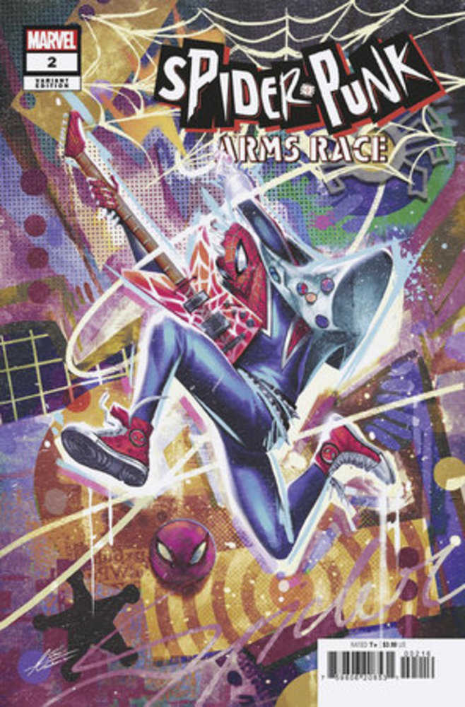 Spider-Punk Arms Race #2 25 Copy Variant Edition Mateus Manhanini Variant