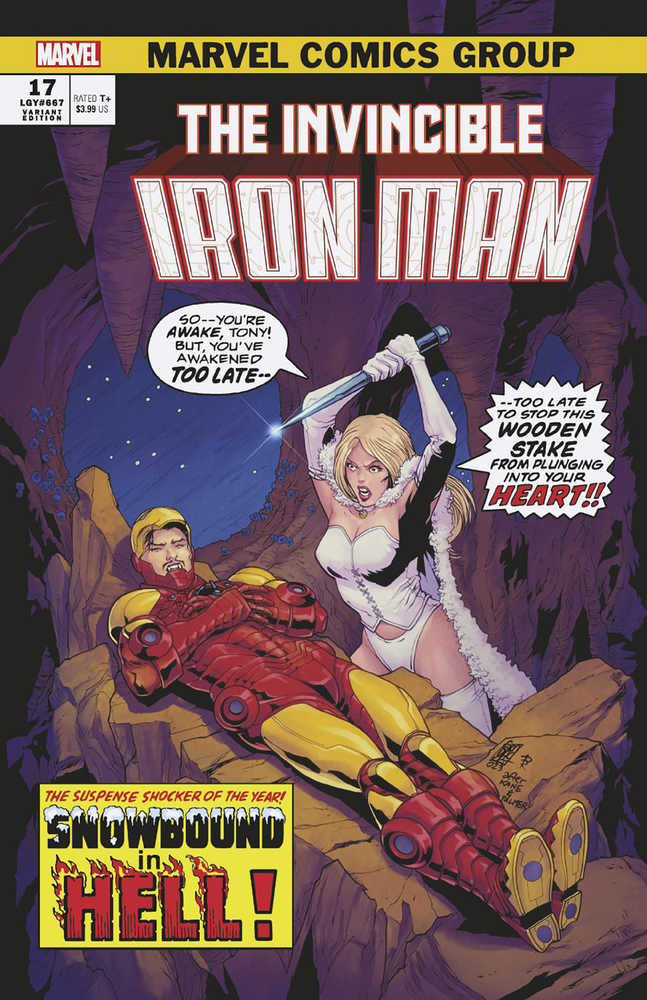 Invincible Iron Man #17 Giuseppe Camuncoli Vampire Variant