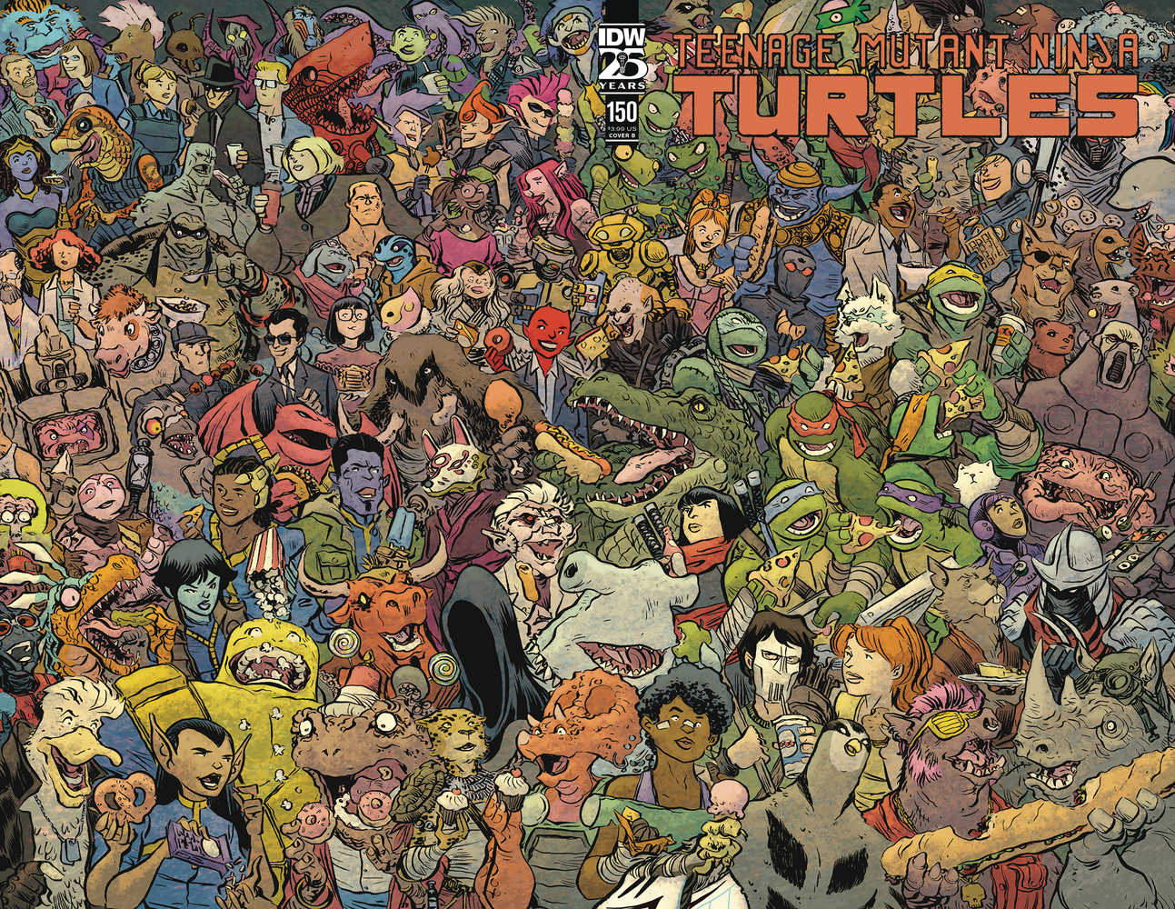 Teenage Mutant Ninja Turtles Ongoing #150 Cover D Lonergan
