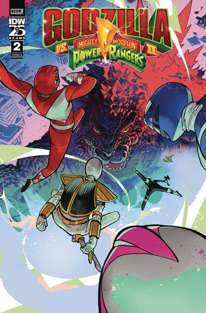 Godzilla vs Mighty Morphin Power Rangers II #2 Cover A (Rivas)