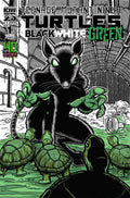 Teenage Mutant Ninja Turtles Black White & Green #1 Cover D 40th Anniv