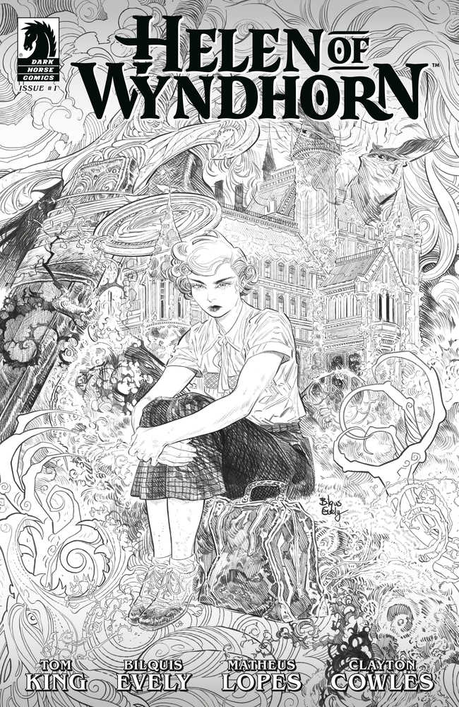 Helen Of Wyndhorn #1 2nd Print Black & White Cover A Evely