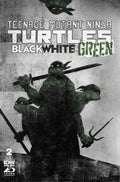 Teenage Mutant Ninja Turtles Black White & Green #2 Cover B Love