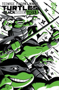 Teenage Mutant Ninja Turtles Black White & Green #2 Cover A Rodriguez
