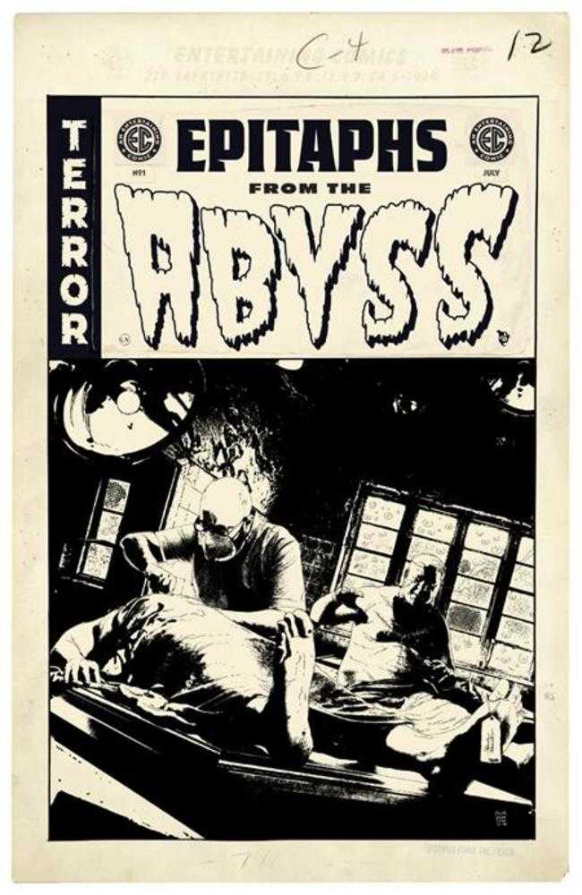 EC Epitaphs From The Abyss #1 (Of 5) Cover G 1:20 Inc Andrea Sorrentino Black & White Artist Edtion Variant