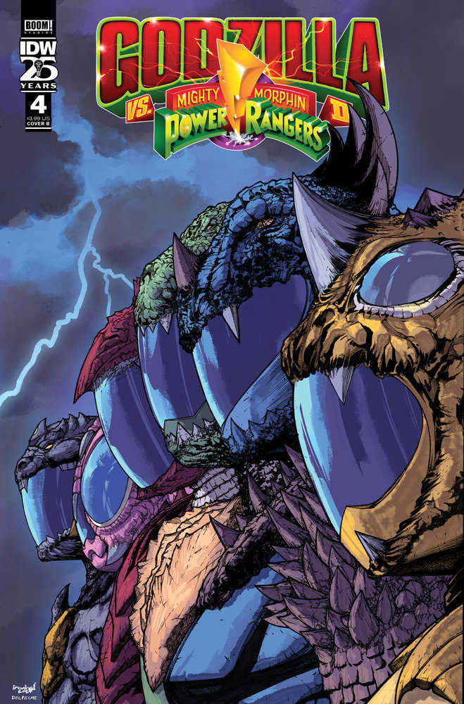 Godzilla vs The Mighty Morphin Power Rangers II #4 Sanchez Variant