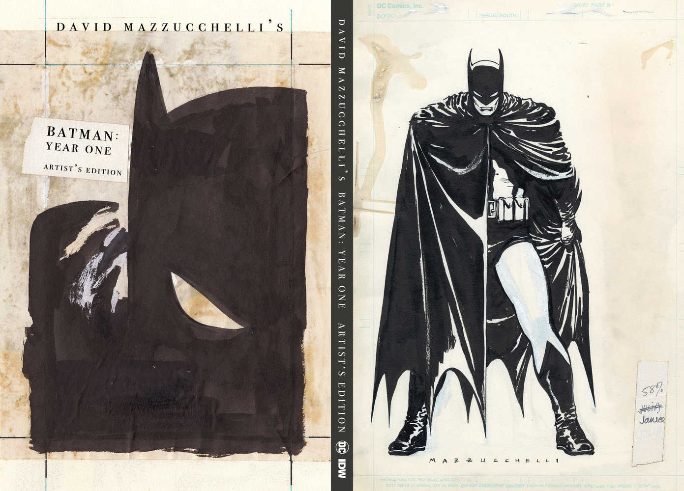 David Mazzucchelli Batman Year One Artists Edition Hardcover