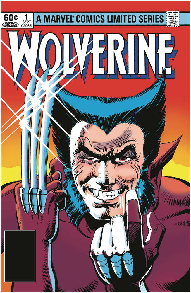 Marvel Wolverine Mini Series #1 17x12in Metal Sign