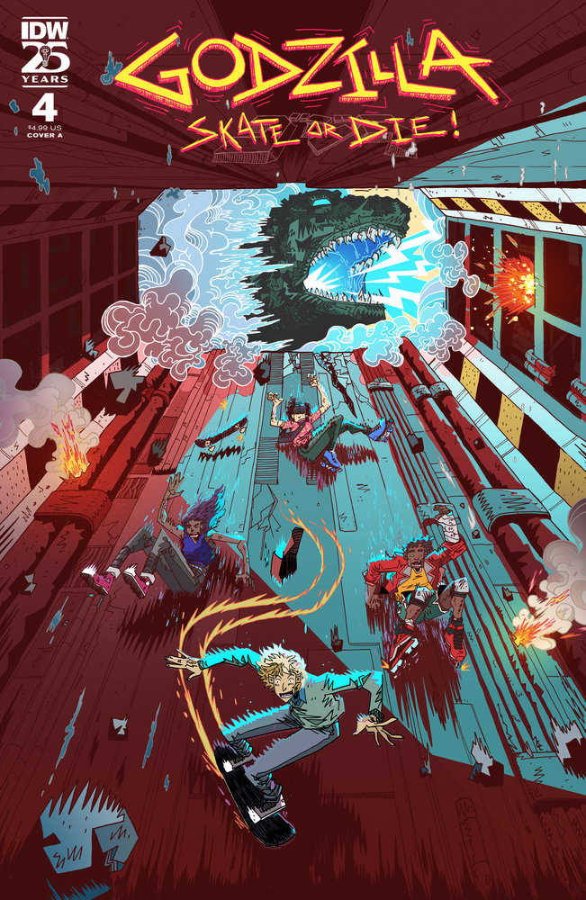 Godzilla Skate Or Die #4 Cover A (Joyce)