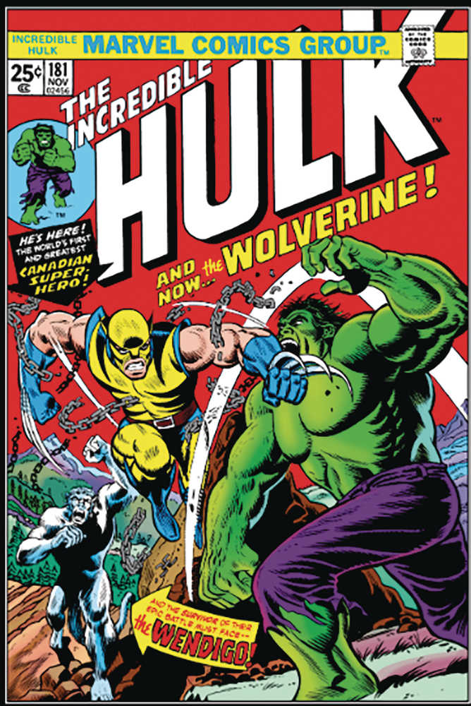 Marvel Hulk #181 17x12in Metal Sign