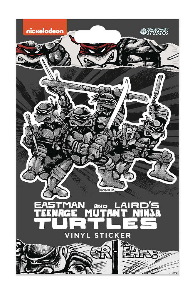 Teenage Mutant Ninja Turtles Classic Comic Turtle Pose Vinyl Sticker