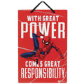 Marvel Spider-Man Power 6x8 Aluminum Sign