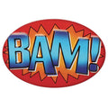 Bam Embossed Metal Magnet
