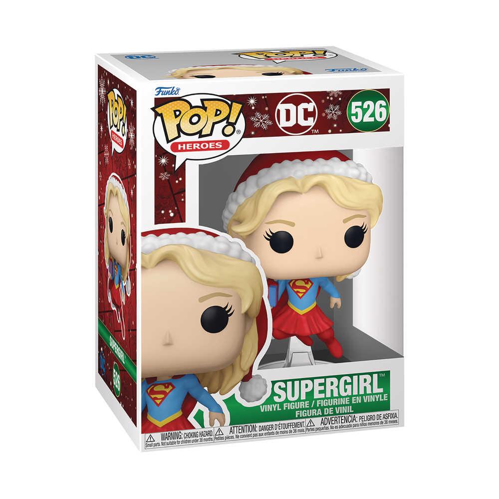 Pop Heroes Holiday S4 Supergirl Vinyl Figure