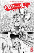 Free For All #1 (One Shot) Cover F 1 in 10 Matt Lesniewski Black & White Variant