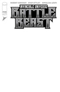 Invincible Universe Battle Beast #1 Cover I Blank Sketch Variant
