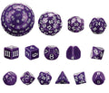 Complete Dice Set D3-D100 Purple