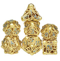 Hollow Dice Kraken Gold & Blue 7pc Set