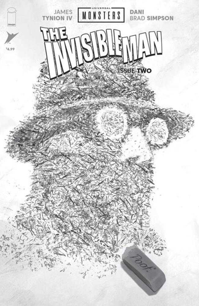 Universal Monsters The Invisible Man #2 (Of 4) Cover D 1 in 25 Mike Del Mundo Classic Horror Variant