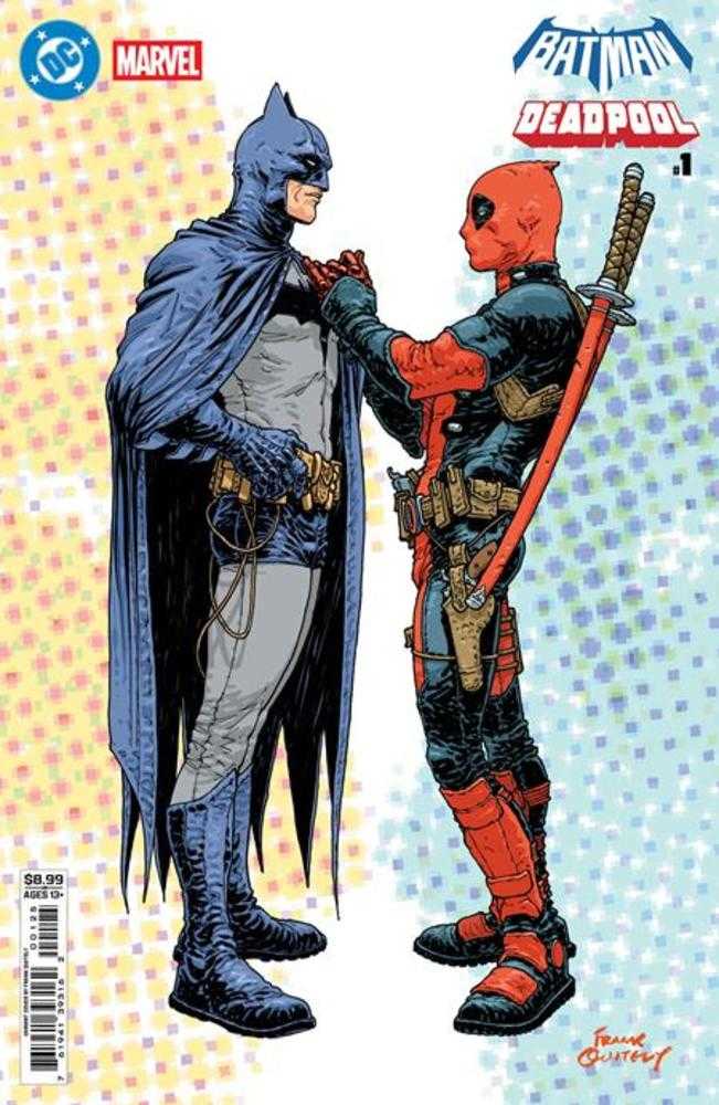 DC/Marvel Batman/Deadpool #1 (One Shot) Cover N Frank Quitely Batman Deadpool Card Stock Variant