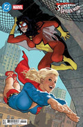 DC/Marvel Superman/Spider-Man #1 (One Shot) Cover I Adam Hughes Supergirl 70 S & Spider Woman 70 S Card Stock Variant